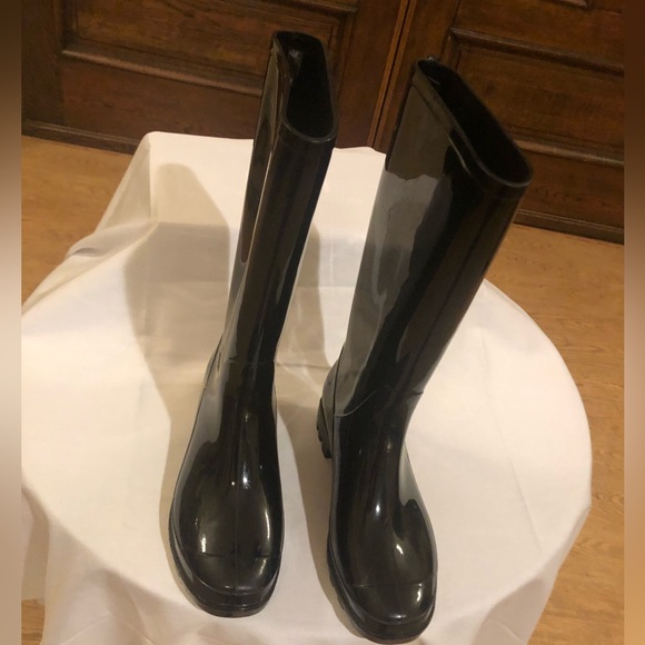 Women’s Black Rain/Weather Boots size 6,not branded - Picture 3 of 7